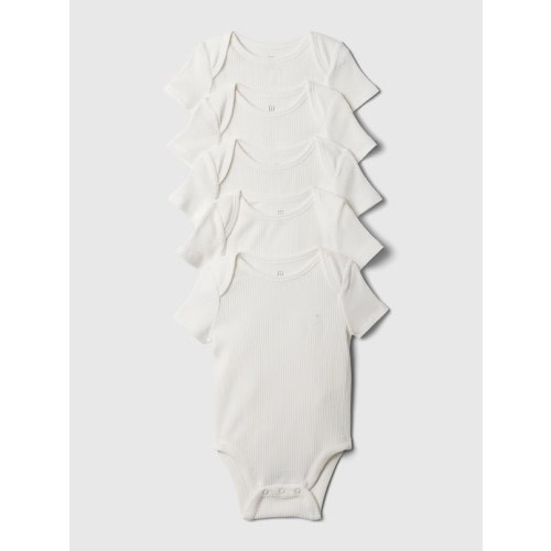 Baby First Favorites Bodysuit (5-Pack) in new off white, size: 0-3 M