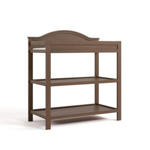 Graco Clara Changing Table with Water-Resistant Changing Pad - Hazelnut