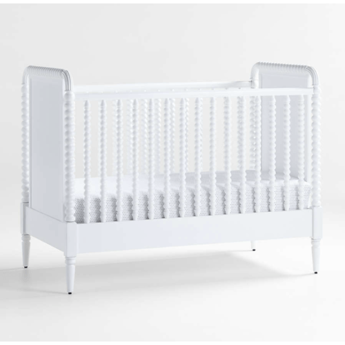Jenny Lind Heirloom White Wood Convertible Crib