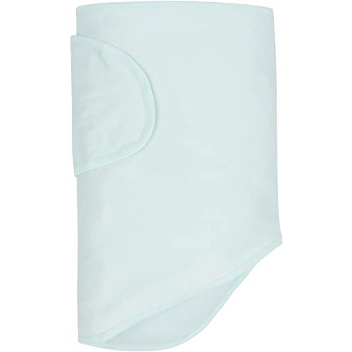 Miracle Blanket Baby Sleep Wearable Swaddle Wrap for Newborn Infant Boy or Girl 0-3 Months, Mint
