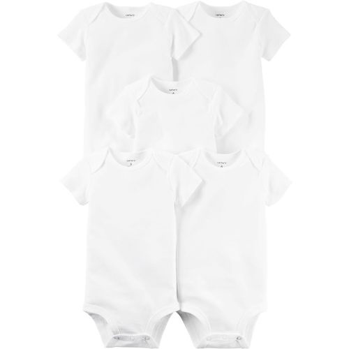 Carter's Baby White Short Sleeve Bodysuits 3 Months