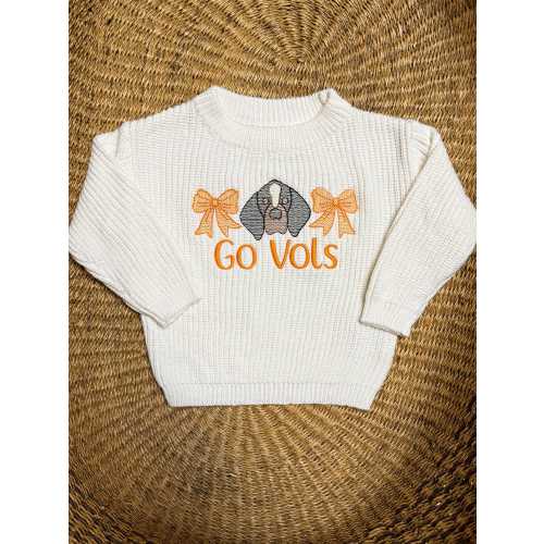 UT Go Vols Embroidered Sweater