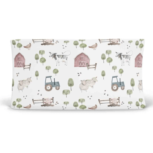 Frankie's Farm Party Changing Pad Cover