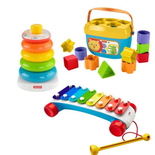 Fisher-Price Classic Infant Trio Gift Set Toy New With Box