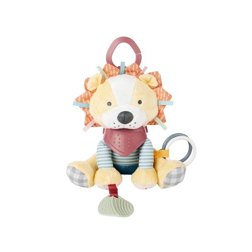 Skip Hop Bandana Buddies Baby Activity and Teething Toy with Multi-Sensory Rattle and Textures, Elephant