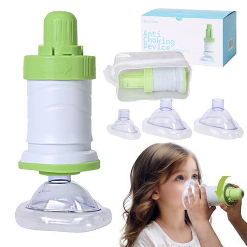 Jointown FSA HSA Automatic Choking Rescue Device for Kids and Adults with 3 Masks, Portable Dechoker Anti Choking Device，Strong Suction Home Emergency Kit，First Aid Airway Assist Device