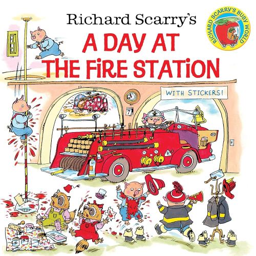 Richard Scarry's A Day at the Fire Station (Pictureback)