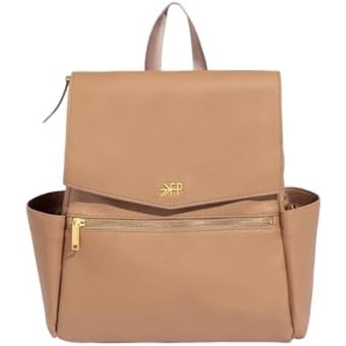 Freshly Picked Mini Classic Diaper Bag Backpack, Vegan Leather Baby Diaper Bag, Backpack Diaper Bag for Women (Fig)