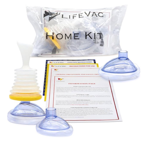 LifeVac Home Kit - Portable Suction Rescue Device, First Aid Kit for Kids and Adults, Portable Airway Suction Device for Children and Adults