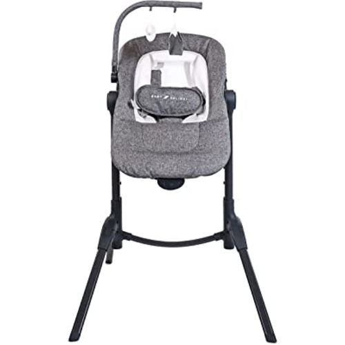 Baby Delight Bloom Baby Seat | Soothing and Adjustable Baby Chair | Portable and Compact | Charcoal Tweed