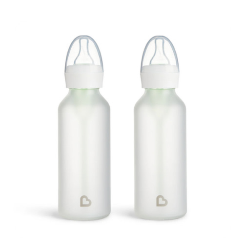 Bond™ Silicone Glass Bottle 4oz or 8oz, 2pk | Munchkin
