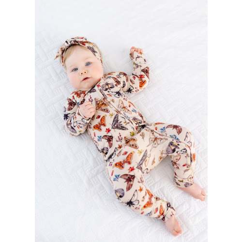 The Moths Cream Bamboo Sleeper