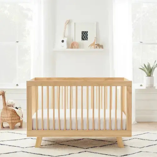 Hudson 3-in-1 Convertible Crib with Toddler Bed Conversion Kit