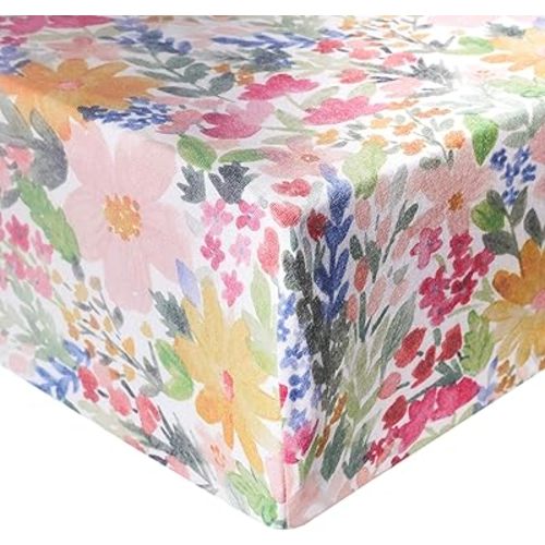 Premium Knit Baby Crib Sheets for Boys and Girls by Copper Pearl: Breathable and Soft, Fitted Crib Sheets for Standard Baby Mattresses, Crib Sheet for Baby Registry or Shower Gift, Lark