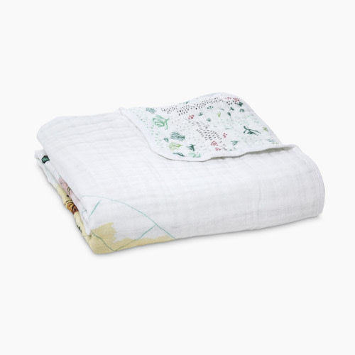 Aden + Anais Cotton Muslin Dream Blanket - Map