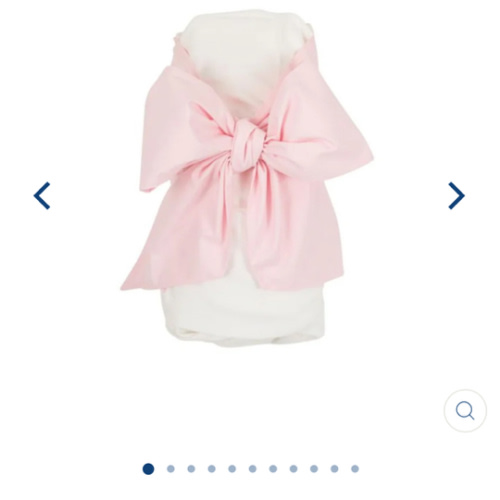 Bow Swaddle ® - Palm Beach Pink