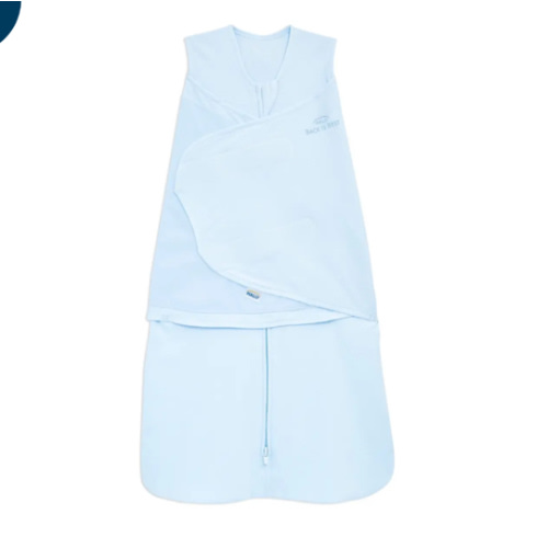 Baby Blue Cotton Baby Swaddle | HALO
