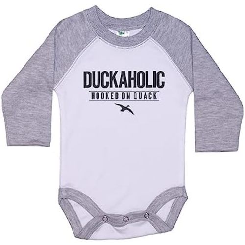 Duck Hunting Onesie/Duckaholic/Super Soft Bodysuit/Baby Waterfowl Outfit/Sublimated Design