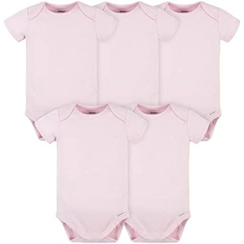 Gerber Baby 5 Pack Onesies Multi-Packs Bundle Interlock 180 Gsm