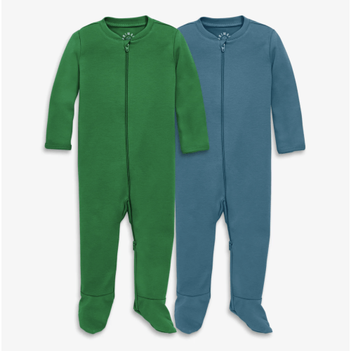 The New Organic Zip Footie 2-pack | Primary.com
