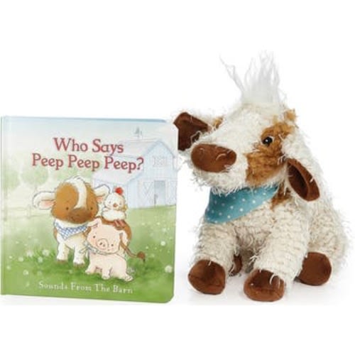 Moo Moo Cow's Board Book & Plush Cow Gift Set