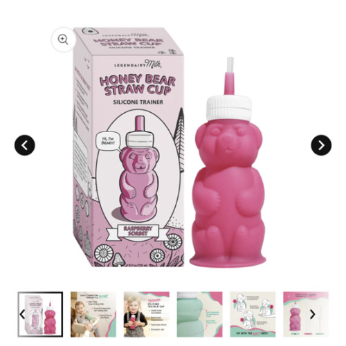 Honey Bear Straw Cup