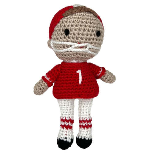 Zubels Lil Plush Football Player