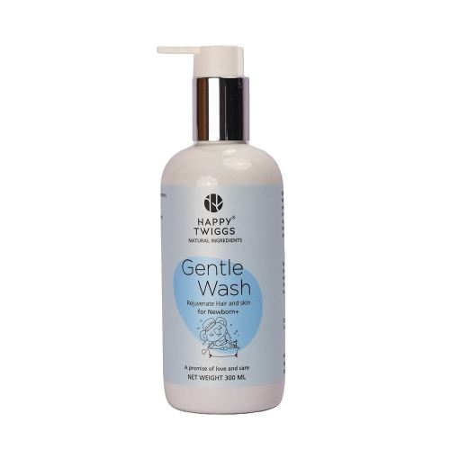 Organic 2-in-1 Baby Shampoo & Body Wash for Newborn, Kids, Adults - 100% Natural, Tear-Free, Hydrating with Coconut Water, Aloe Vera & Rosehip Oil - Non-GMO, Paraben-Free - Body Wash & Shampoo