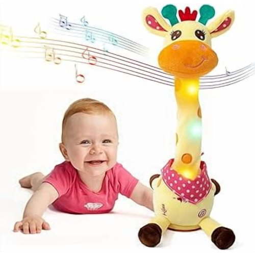 Giraffe Stuffed Animal Baby Toys Dancing Giraffe Plush Toy Singing,Dancing,Talking,Light Up,13.77 Inches