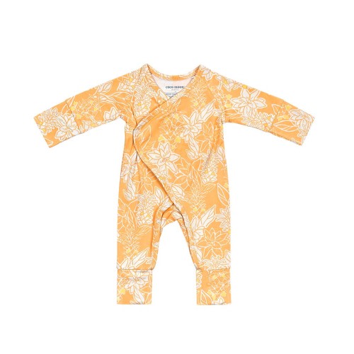 ʻOlena Bamboo Newborn Coverall