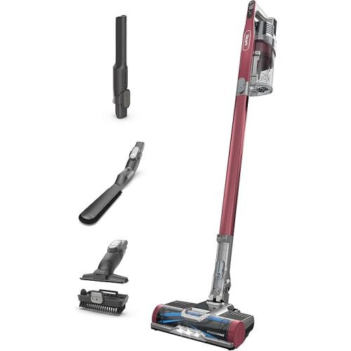 Shark Cordless Vacuum Cleaner, HEPA Filter, Lightweight, Portable, Rechargeable, Pet Hair Pickup, Anti-Allergen Complete Seal, Removable Handheld, Crevice & Pet Multi-Tool, 40-min runtime, Red, IZ362H