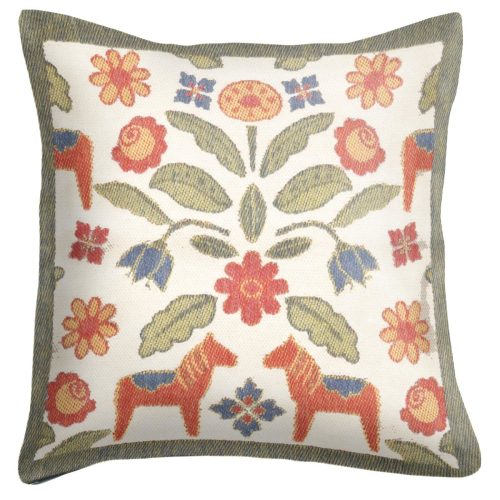 Kurbitsblom Organic Cotton Cushion Cover