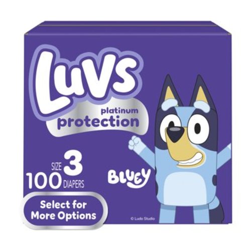 Luvs Platinum Protection Baby Diapers, Size 3, 100 Count (Select for More Options)