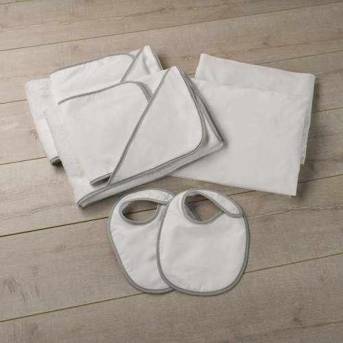 Baby Boll Collection: towels, bibs, sheets, burb cloths