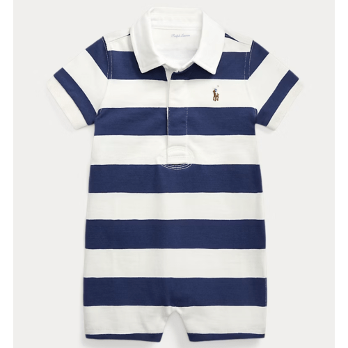 Striped Cotton Rugby Shortall
