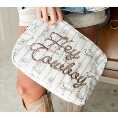 Hey Cowboy - Western Blues Striped XL Bag