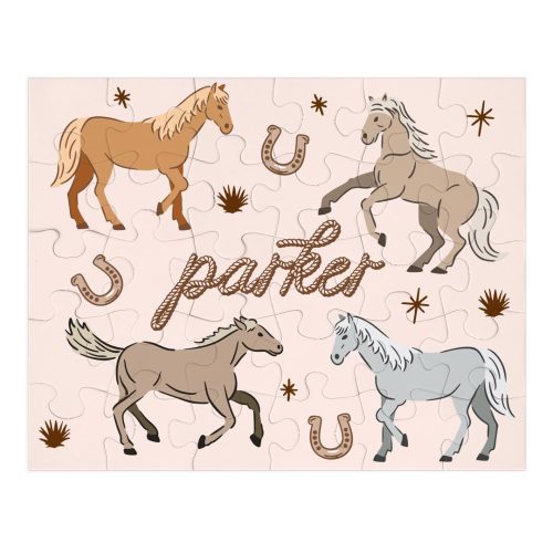 Kids Personalized 30 Piece Puzzle | P's Ponies