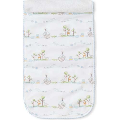 Noah's Burp Cloth, Blue - Kissy Kissy | Maisonette
