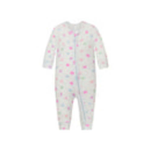 SOFT LOUNGE BABY ONESIE | CLOUD CANDY HEART PRINT