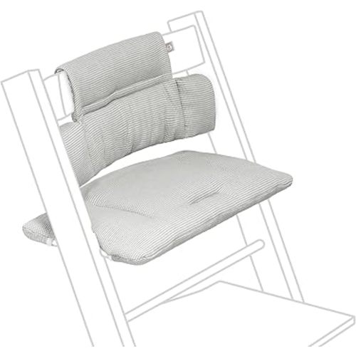 Tripp Trapp Classic Cushion 2, Nordic Grey - Pair with Tripp Trapp Chair or High Chair for Support & Comfort - Machine Washable