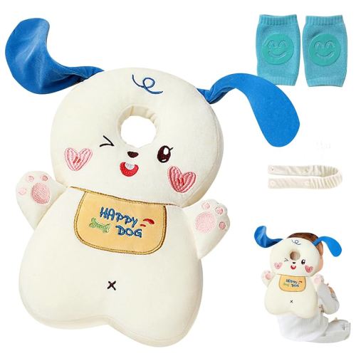 Toddler Baby Head Protector Cushion Backpack Wear,Baby Head Protector Backpack (Dog)