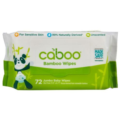Baby Wipes, Bamboo, Natural Aloe Scent, 72 ct