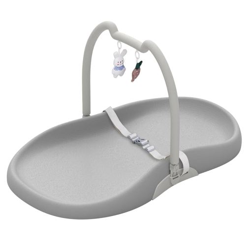 Baby Changing Pad, Waterproof, Easy to Clean Diaper Changing Mat, Portable Changing Pad on Table Topper for Changing Diaper and Dresser (Gray)