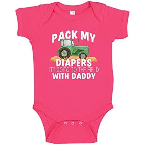 Farmer Baby One Piece Or Toddler T-Shirt I'm Going to The Field with Daddy Farming Clothes
