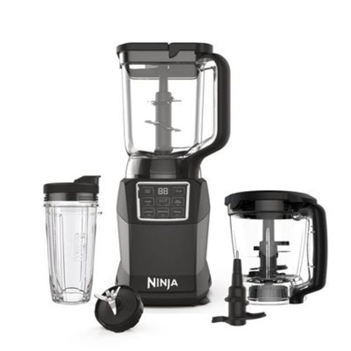 Ninja Kitchen System with Auto IQ Boost and 7-Speed Blender: Food Processor, 72 oz Capacity, Stainless Steel Blades, 1-Year Warranty
