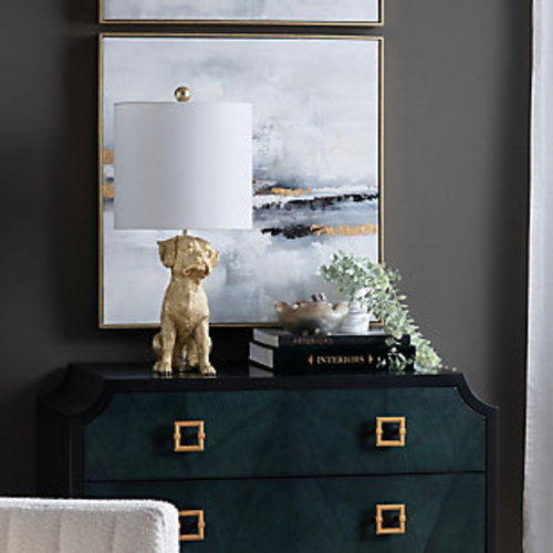 Evolution Boxer Dog Table Lamp