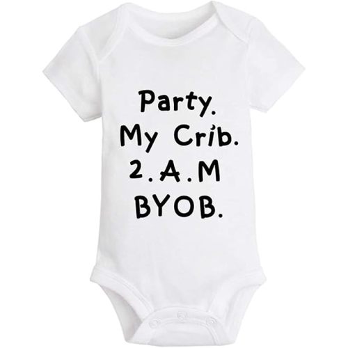 Funny Baby Bodysuit Cute Infant Clothes Super Soft Cotton Suit Humor Comfy One-Piece Newborn Gift