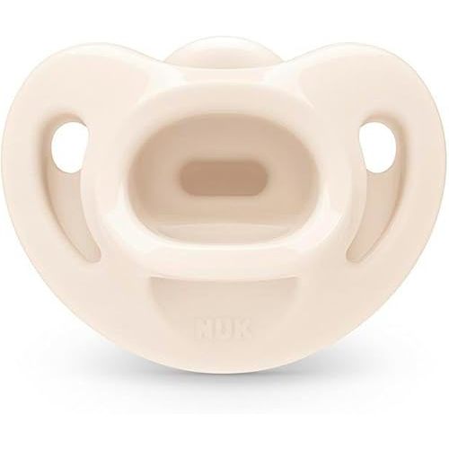 NUK Timeless Comfy Pacifier | 100% Silicone, One-Piece Design | BPA-Free, Gentle on Baby’s Skin | 5-Pack, for 0-6M