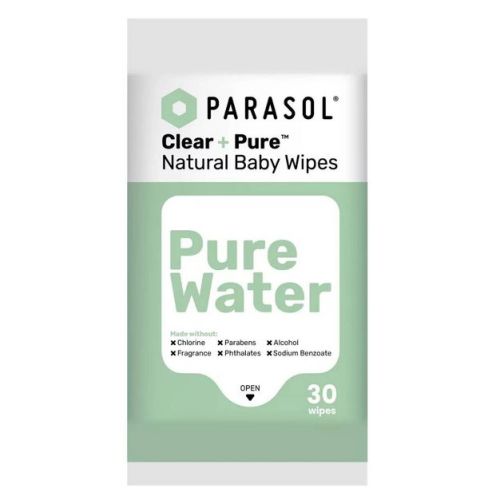 Parasol Clear+Pure Natural Baby Wipes - 30ct