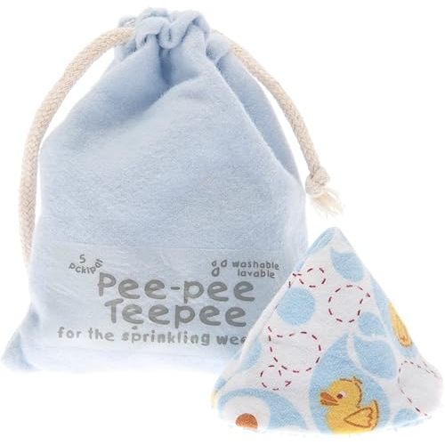 Pee-Pee Teepee Rubber Ducky Blue - Laundry Bag, PT3095
